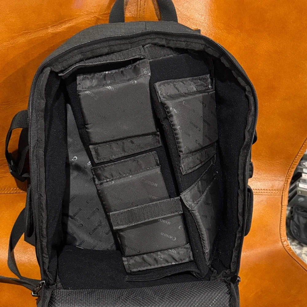 Canon Black and Olive Backpack